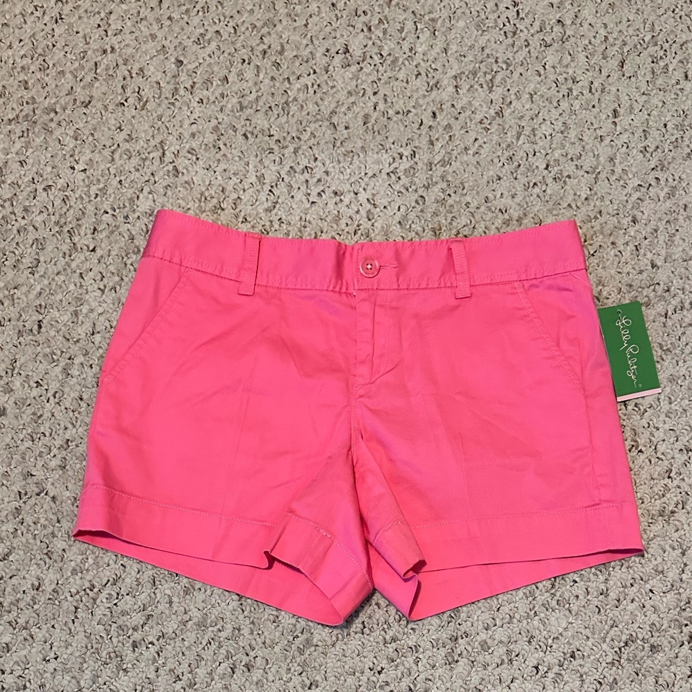 NWT Lilly Pulitzer Callahan Shorts - Hotty Pink - Size 6 - NEW with Tags
